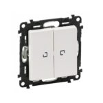752128 Legrand Ключ сериен с подсветка без рамка Valena life Бяло