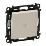 752226 Legrand Ключ сх.6 с подсветка без рамка Valena life крем