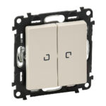 752228 Legrand Ключ сх.5 с подсветка без рамка Valena life крем