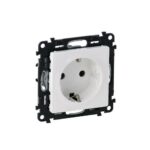 753120 Legrand Контакт шуко с детска защита без рамка Valena life Бяло