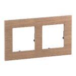 756632 Декоративна рамка Valena Life RAW, двойна, light oak, Legrand