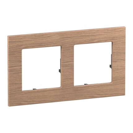 756632 Декоративна рамка Valena Life RAW, двойна, light oak, Legrand