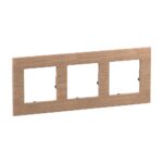 756633 Декоративна рамка Valena Life RAW, тройна, light oak, Legrand