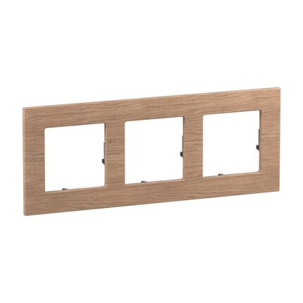 756633 Декоративна рамка Valena Life RAW, тройна, light oak, Legrand