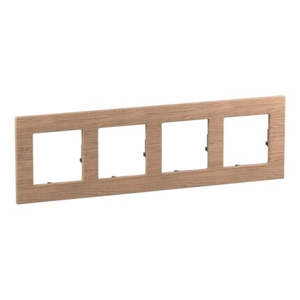 756634 Декоративна рамка Valena Life RAW, четворна, light oak, Legrand