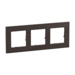 756643 Декоративна рамка Valena Life RAW, тройна, dark oak, Legrand