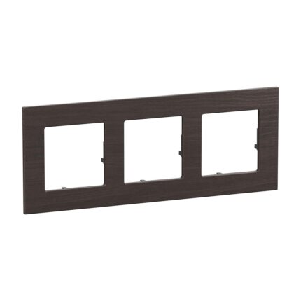 756643 Декоративна рамка Valena Life RAW, тройна, dark oak, Legrand
