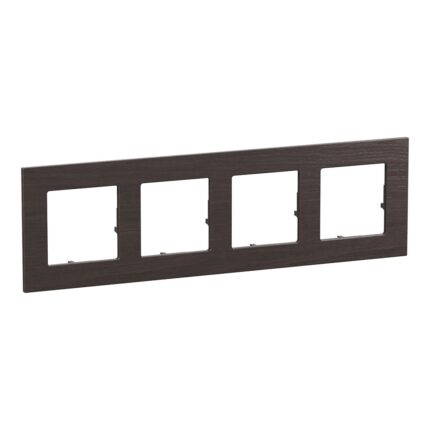 756644 Декоративна рамка Valena Life RAW, четворна, dark oak, Legrand