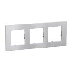 756653 Декоративна рамка Valena Life RAW, тройна, aluminium, Legrand