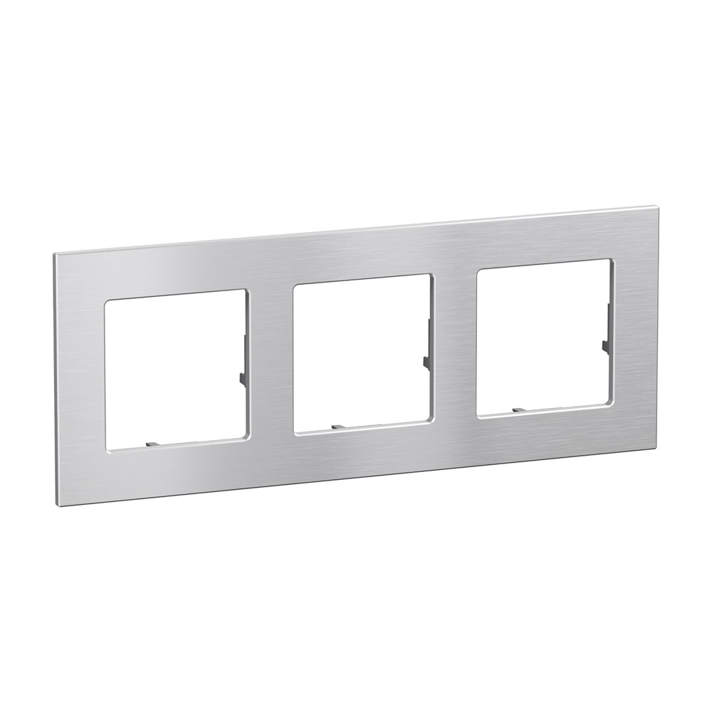 756653 Декоративна рамка Valena Life RAW, тройна, aluminium, Legrand