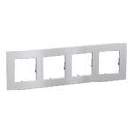 756654 Декоративна рамка Valena Life RAW, четворна, aluminium, Legrand