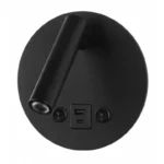 LED МЕБЕЛЕН ОСВЕТИТЕЛ 8W 700LM ЧЕРНО ТЯЛО 4200K С КЛЮЧ ON/OFF+ USB
