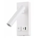 LED МЕБЕЛЕН ОСВЕТИТЕЛ 2W 140LM БЯЛО ТЯЛО 4200K С КЛЮЧ ON/OFF+ USB