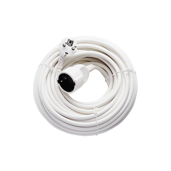 7622 УДЪЛЖИТЕЛ Max3500W 250V/16A H05VV-F3G1.5mm-20M – БЯЛ - Image 1