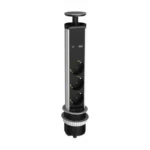РАЗКЛОНИТЕЛ 3-ГНЕЗДА TYPE A+C Max3500W 230V/16A 1.5M IP20 ЗА ВГРАЖДАНЕ