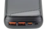 ПРЕНОСИМА БАТЕРИЯ 20000mAh 3.7V MICRO/TYPE-C MAX-OUTPUT:DC22.5W ЧЕРНА - Image 2