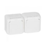 782374 Legrand Блок двоен контакт Forix бял IP44