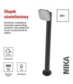 LED градинско осветление, 12,5W, IP44, 900 lm, монтаж на стълб - Image 4