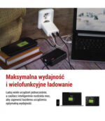 GaN USB зарядно за стена, PD 120W, тип A + три порта C - Image 4