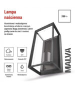 LED градинско осветление, E27, IP44, макс. 15W, стенен монтаж - Image 4