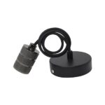 РЕТРО ПЕНДЕЛ LIGHT HOLDER 1M E27 ПЕРЛЕНО ЧЕРНО