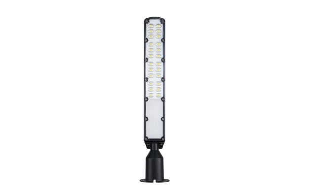 9236 LED УЛИЧНО ОСВЕТЛЕНИЕ 100W SANAN-CHIP 180-265V 100LM/W IP65 75×130° 6000K ЧЕРНО ТЯЛО - Image 1
