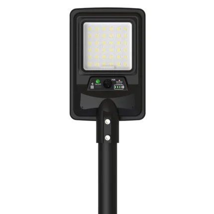 LED СОЛАРНА УЛИЧНА ЛАМПА 8W 1500LM 8Ah 6000K IP65 СЪС СЕНЗОР ЗА ДВИЖЕНИЕ/ДИСТАНЦИОННО УПРАВЛЕНИЕ