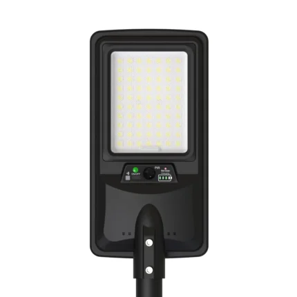 LED СОЛАРНА УЛИЧНА ЛАМПА 12W 2250LM 12Ah 6000K IP65 СЪС СЕНЗОР ЗА ДВИЖЕНИЕ/ДИСТАНЦИОННО УПРАВЛЕНИЕ