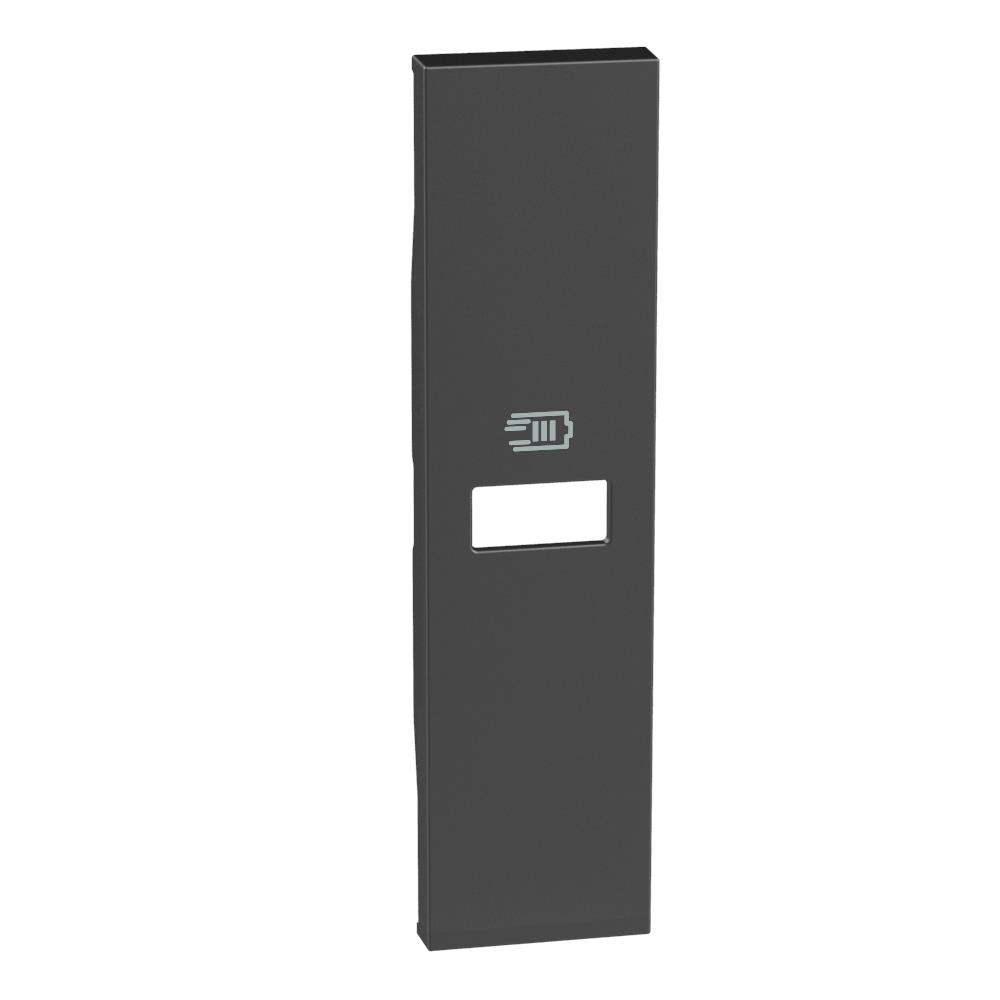 KG11C.small KG11C Лицев панел за USB зарядно K4191A,K4192C черен 1M Bticino Living now - Image 1