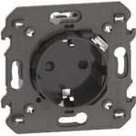 KG4141USB - Контакт немски стандарт 2Р+Е,16А,250V с вградено USB зарядно,черен 2M Bticino Living now