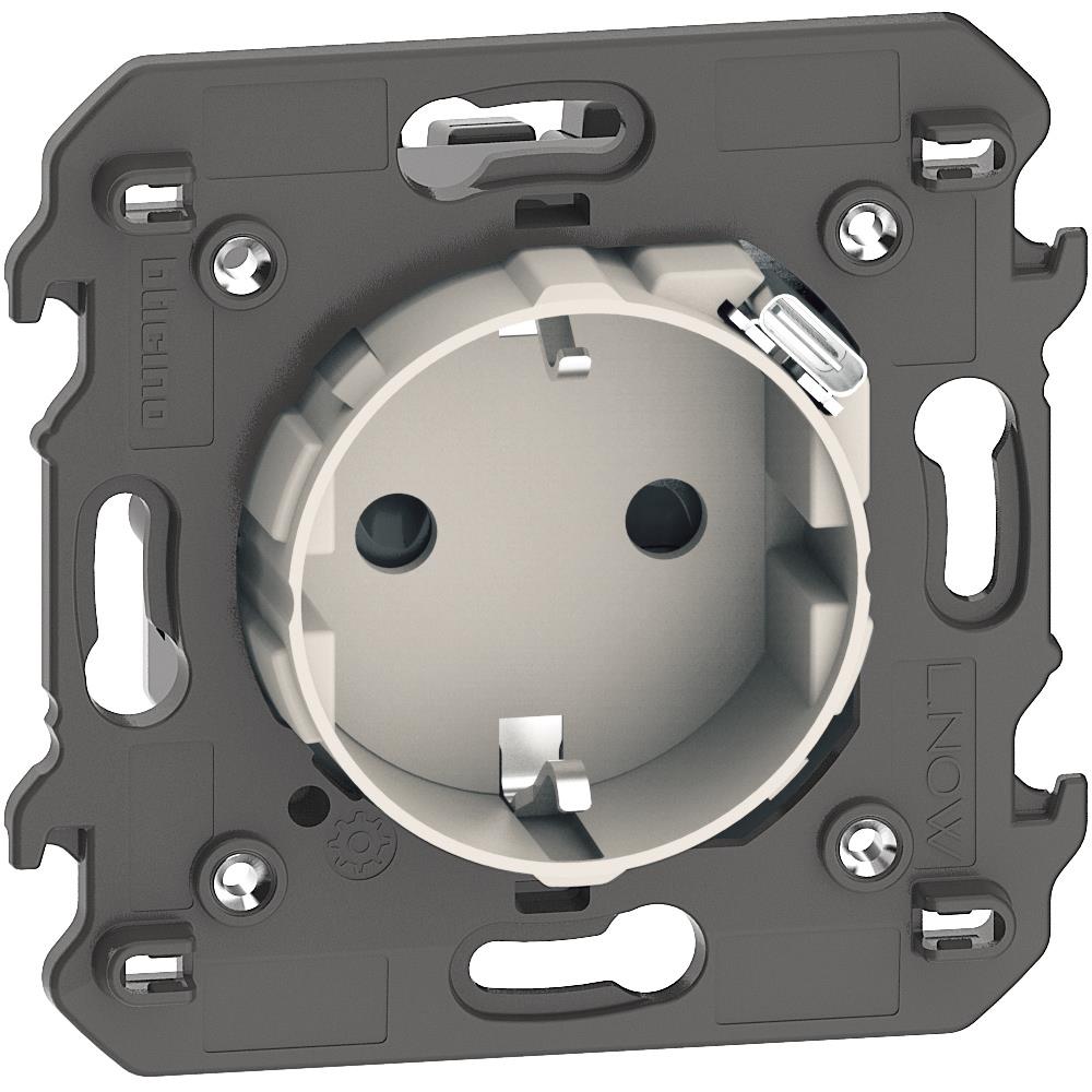 KM4141USB.small KM4141USB - Контакт немски стандарт 2Р+Е,16А,250V с вградено USB зарядно,пясък 2M Bticino Living now - Image 1