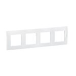 NP114WH Декоративна рамка Niloe NEW, 4x, бял, Legrand