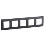 NP115GR Декоративна рамка Niloe NEW, 5x, тъмно сив, Legrand