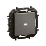 NP2410MG Бутонен димер Niloe NEW, 150W 3-проводен, сив, Legrand