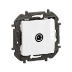 NP4103WH Единична TV розетка 9.5 мъжка Niloe NEW, слабо затихване: 1.5 dB, бял, Legrand