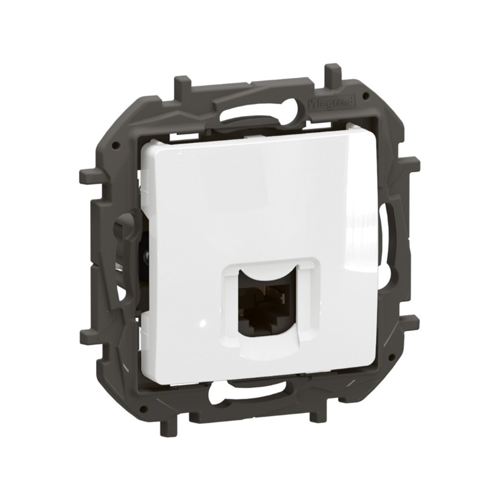 NP4302WH.small NP4302WH Розетка RJ45 Niloe NEW, cat.6 FTP, бял, Legrand - Image 1