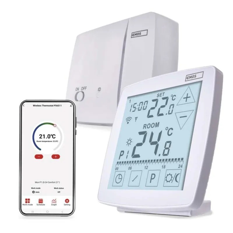 P56S11 GOSMART БЕЗЖИЧЕН WIFI ТЕРМОСТАТ P56S11 - Image 1