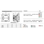 R4141V Контакт 2P+E 16A 250 V с детска защита,2M, Зелен Bticino Classia - Image 2