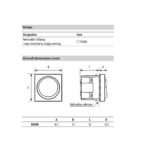 R4380 Изваждаема LED лампа 0,4W - 127/230V захранване, 2M, с капаче Bticino Classia - Image 2