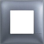 R4802LM Декоративна рамка 2М Син металик Bticino Classia