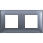 R4802M2LM Декоративна рамка 2М немски стандарт, Син металик Bticino Classia