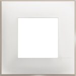 R4802WS Декоративна рамка 2М Бял сатен Bticino Classia