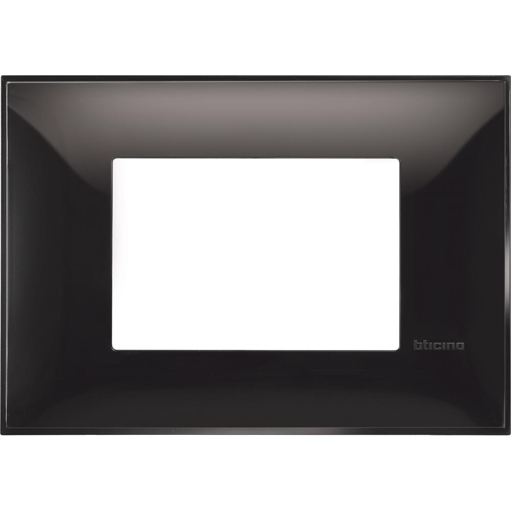 R4803BC.small R4803BC Декоративна рамка 3М, италиански стандарт, Черно Bticino Classia - Image 1
