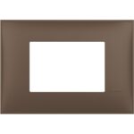 R4803TF Декоративна рамка 3М, италиански стандарт, Кафяв мат Bticino Classia