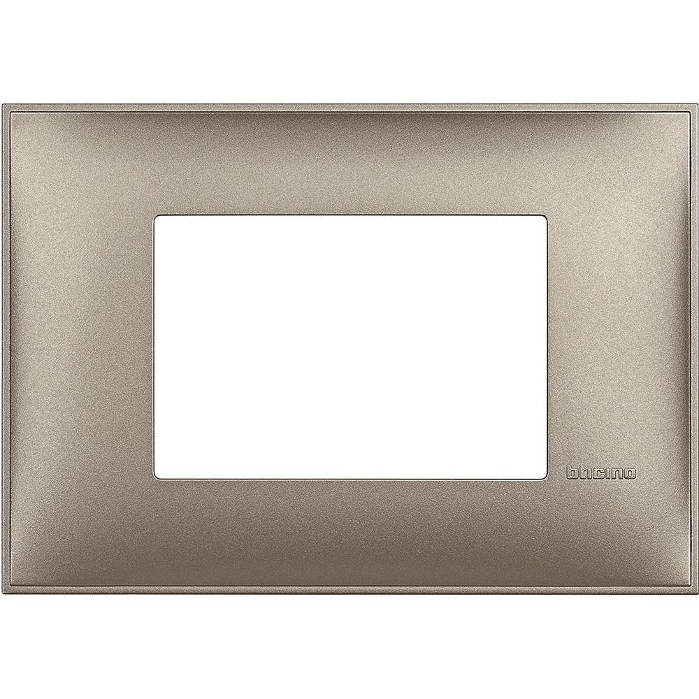 R4803TM.small R4803TM Декоративна рамка 3М, италиански стандарт, Титан Bticino Classia - Image 1