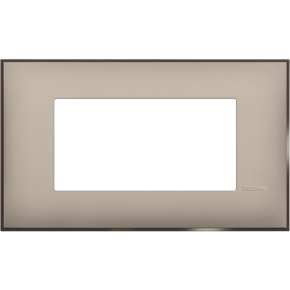 R4804CS.small R4804CS Декоративна рамка 4М, италиански стандарт, Крем сатен Bticino Classia - Image 1