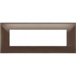 R4807MK Декоративна рамка 7М, италиански стандарт, Moka Bticino Classia