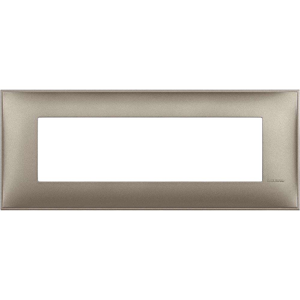 R4807TM.small R4807TM Декоративна рамка 7М, италиански стандарт, Титан Bticino Classia - Image 1