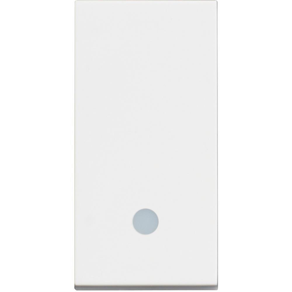 RW4003L.small RW4003L Девиаторен ключ 1P 10 AX - 250 V с LED индикатор 230V,1M, Бял Bticino Classia - Image 1