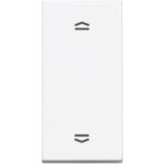 RW4027N Ключ за управление на щори 1P 10A, 250V, превключващ контакт, 1M, Бял Bticino Classia